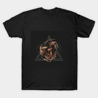 Geometric Pyramid Flower T-Shirt